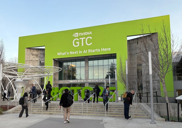 "The Lime Oasis: Nvidia's GTC Takes Over San Jose's McEnery Convention Center"