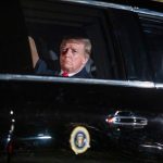 <title>A Glimpse Beyond the Glass: Trump's Limo Perspective</title>